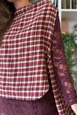 Jasper Plaid Brushed Cotton Tank Russett